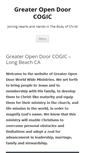 Mobile Screenshot of greateropendoor.org